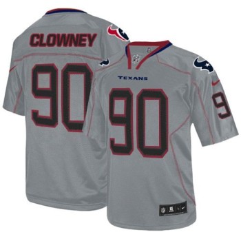 Texans #90 Jadeveon Clowney Lights Out Grey Youth Stitched NFL Elite Jersey Texans #90 Jadeveon Clowney Lights Out Grey Youth Stitched NFL Elite Jersey