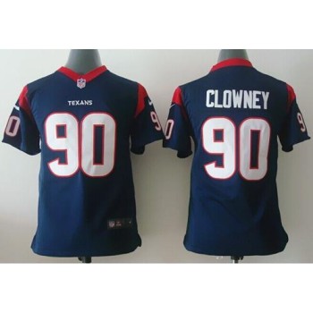Texans #90 Jadeveon Clowney Navy Blue Team Color Youth Stitched NFL Elite Jersey Texans #90 Jadeveon Clowney Navy Blue Team Color Youth Stitched NFL Elite Jersey