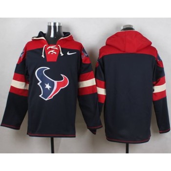 Texans Blank Navy Blue Player Pullover NFL Hoodie Texans Blank Navy Blue Player Pullover NFL Hoodie