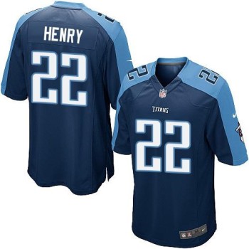 Titans #22 Derrick Henry Navy Blue Alternate Youth Stitched NFL Elite Jersey Titans #22 Derrick Henry Navy Blue Alternate Youth Stitched NFL Elite Jersey