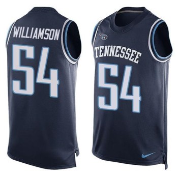 Titans #54 Avery Williamson Navy Blue Alternate Men's Stitched NFL Limited Tank Top Jersey Titans #54 Avery Williamson Navy Blue Alternate Men's Stitched NFL Limited Tank Top Jersey
