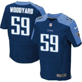Titans #59 Wesley Woodyard Navy Blue Alternate Men's Stitched NFL Elite Jersey Titans #59 Wesley Woodyard Navy Blue Alternate Men's Stitched NFL Elite Jersey