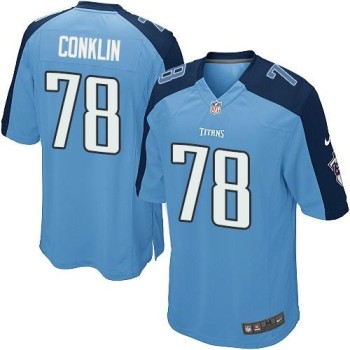 Titans #78 Jack Conklin Light Blue Team Color Youth Stitched NFL Elite Jersey Titans #78 Jack Conklin Light Blue Team Color Youth Stitched NFL Elite Jersey