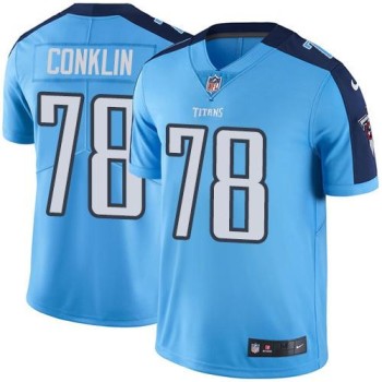 Titans #78 Jack Conklin Light Blue Youth Stitched NFL Limited Rush Jersey Titans #78 Jack Conklin Light Blue Youth Stitched NFL Limited Rush Jersey