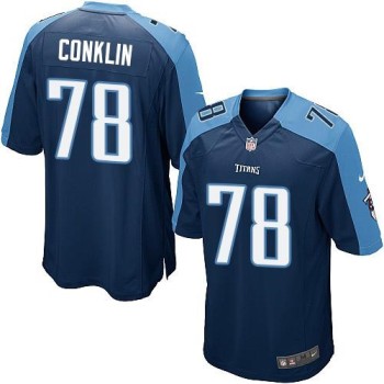 Titans #78 Jack Conklin Navy Blue Alternate Youth Stitched NFL Elite Jersey Titans #78 Jack Conklin Navy Blue Alternate Youth Stitched NFL Elite Jersey