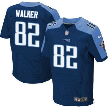 Titans #82 Delanie Walker Navy Blue Alternate Men's Stitched NFL Elite Jersey Titans #82 Delanie Walker Navy Blue Alternate Men's Stitched NFL Elite Jersey