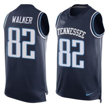 Titans #82 Delanie Walker Navy Blue Alternate Men's Stitched NFL Limited Tank Top Jersey Titans #82 Delanie Walker Navy Blue Alternate Men's Stitched NFL Limited Tank Top Jersey