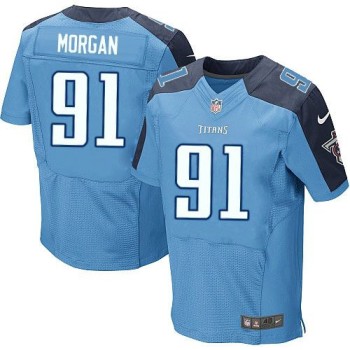 Titans #91 Derrick Morgan Light Blue Team Color Men's Stitched NFL Elite Jersey Titans #91 Derrick Morgan Light Blue Team Color Men's Stitched NFL Elite Jersey