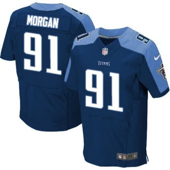 Titans #91 Derrick Morgan Navy Blue Alternate Men's Stitched NFL Elite Jersey Titans #91 Derrick Morgan Navy Blue Alternate Men's Stitched NFL Elite Jersey