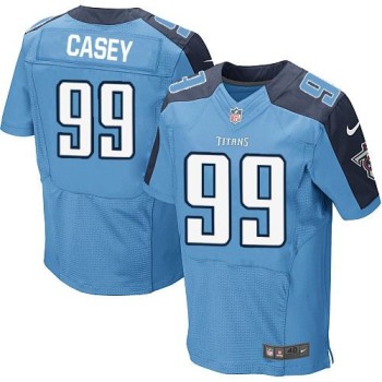 Titans #99 Jurrell Casey Light Blue Team Color Men's Stitched NFL Elite Jersey Titans #99 Jurrell Casey Light Blue Team Color Men's Stitched NFL Elite Jersey