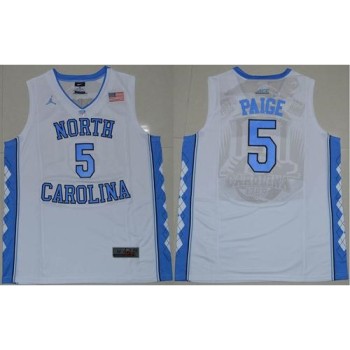 North Carolina #5 Marcus Paige White Basketball Stitched NCAA Jersey North Carolina #5 Marcus Paige White Basketball Stitched NCAA Jersey