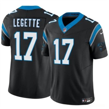 Youth Carolina Panthers #17 Xavier Legette Black 2024 Draft F.U.S.E Vapor Untouchable Limited Stitched Jersey Youth Carolina Panthers #17 Xavier Legette Black 2024 Draft F.U.S.E Vapor Untouchable Limited Stitched Jersey