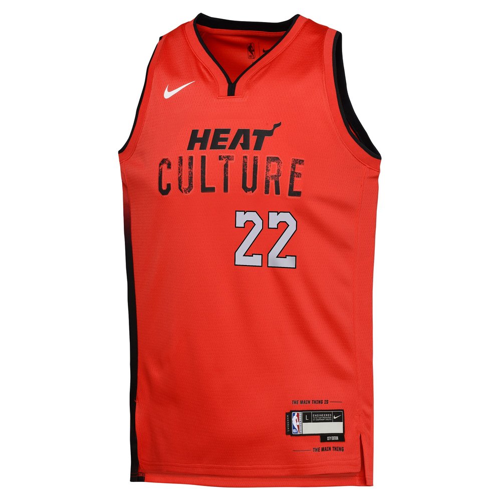 Youth Miami Heat Jimmy Butler Red 2024/25 Swingman Player Jersey - City Edition Youth Miami Heat Jimmy Butler Red 2024/25 Swingman Player Jersey - City Edition