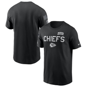 Men's Kansas City Chiefs Black 2026 Salute to Service Sideline Dri-FIT T-Shirt Men's Kansas City Chiefs Black 2026 Salute to Service Sideline Dri-FIT T-Shirt