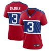 Women's New York Giants Deonte Banks Century Red Alternate Player Game Jersey