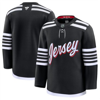 Youth New Jersey Devils Blank Black 2024-25 Alternate Stitched Hockey Jersey Youth New Jersey Devils Blank Black 2024-25 Alternate Stitched Hockey Jersey