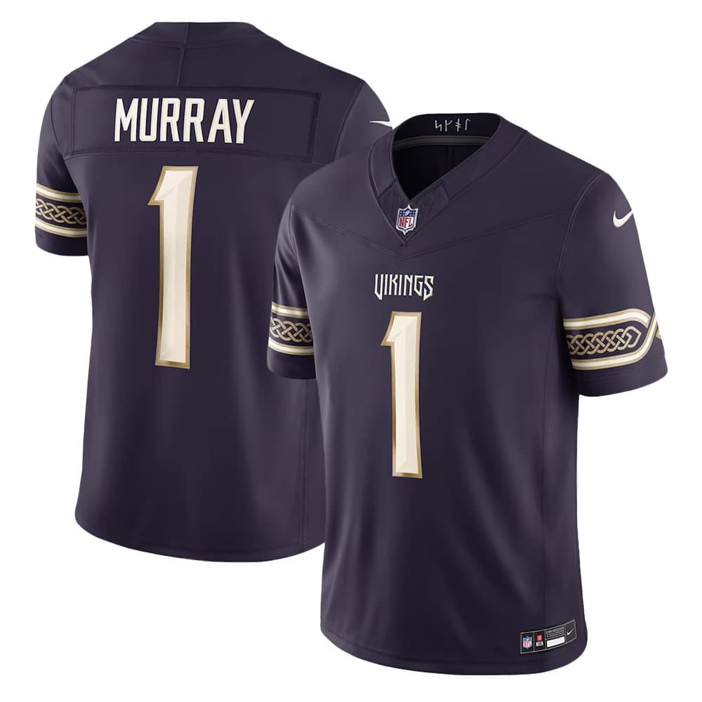 Men's Minnesota Vikings #1 Kyler Murray Purple 2026 Rivalries Collection Vapor F.U.S.E. Limited Jersey