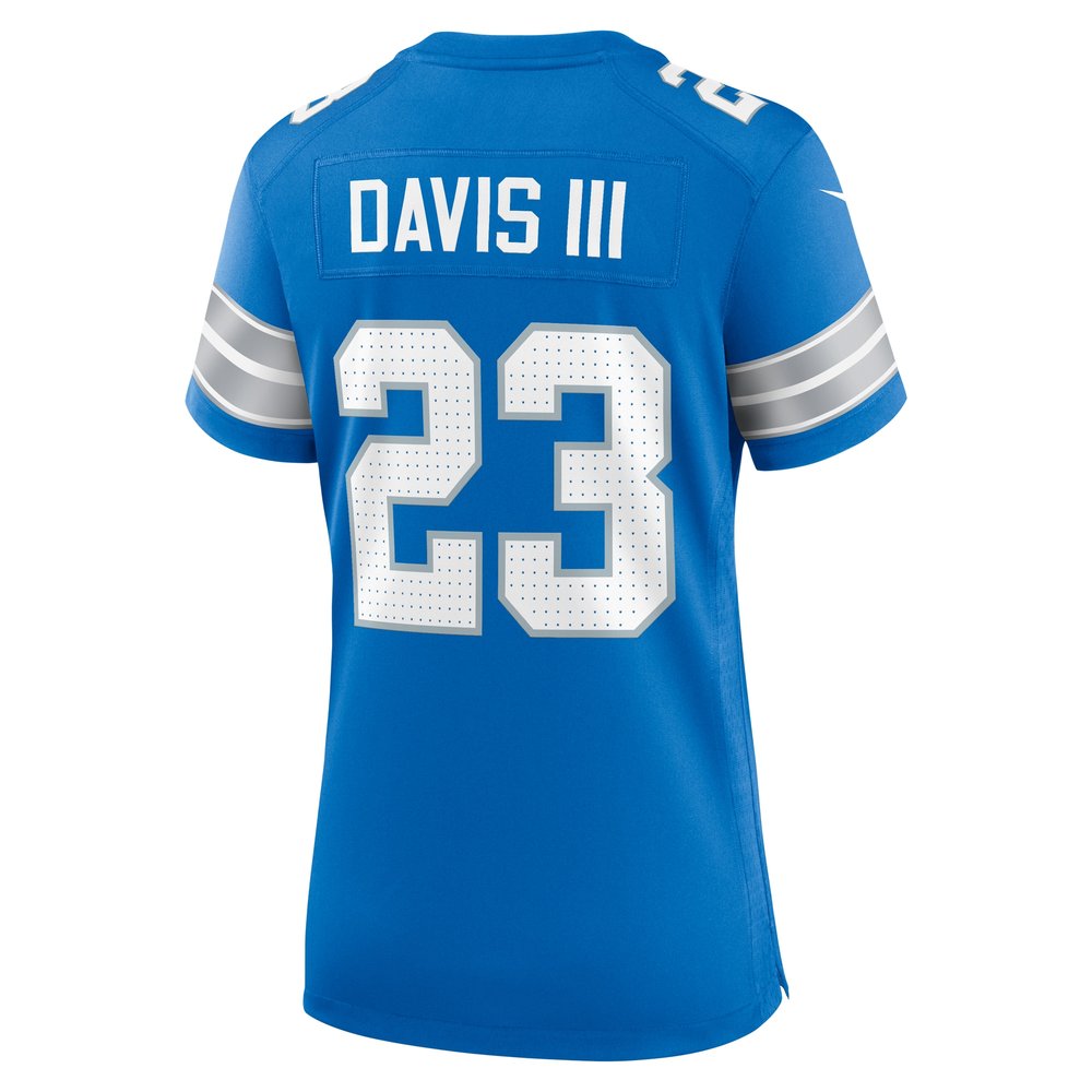 Women's Detroit Lions Carlton Davis III  Blue Game Jersey