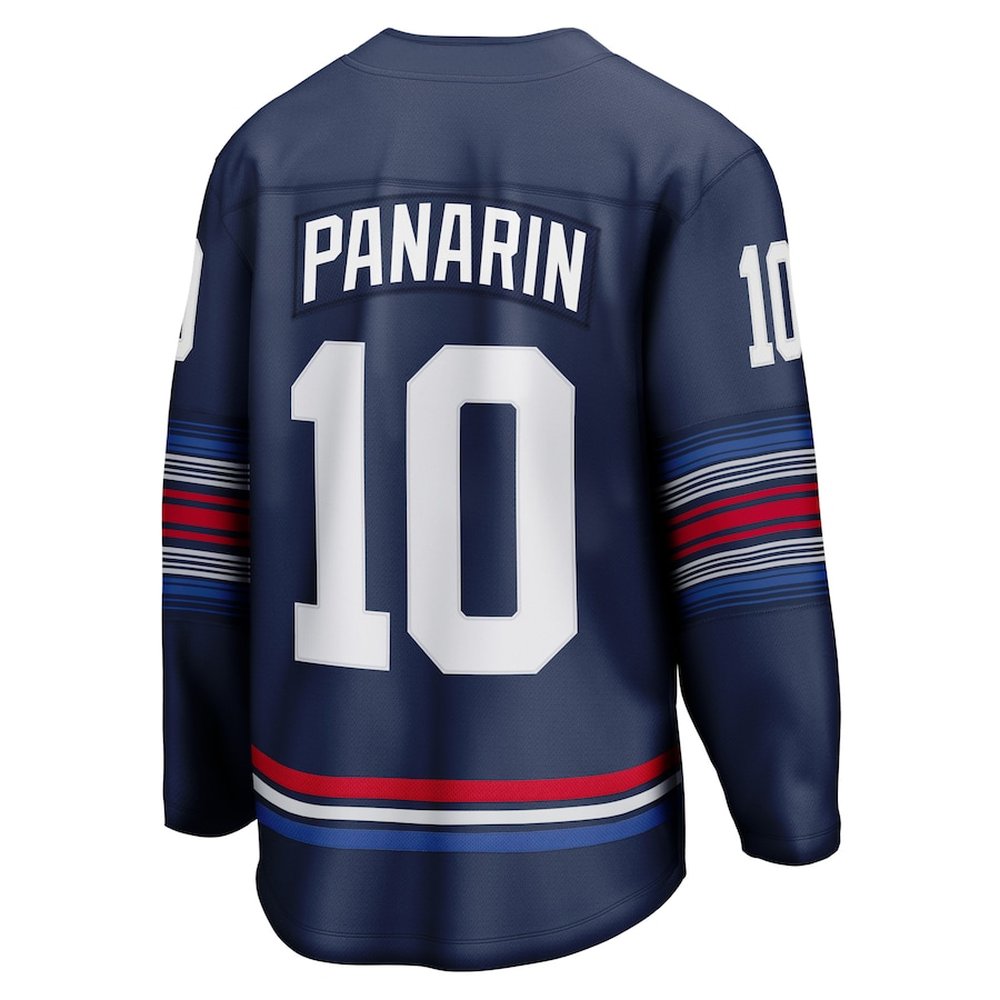 Men's New York Rangers #10 Artemi Panarin Navy Alternate Premier Breakaway Player Jersey
