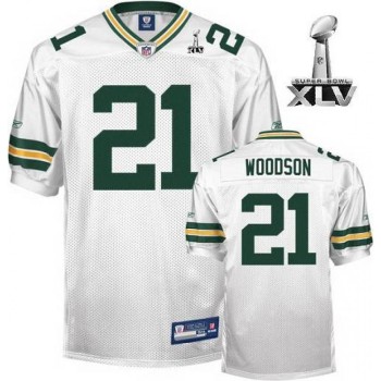 Packers #21 Charles Woodson White Super Bowl XLV Stitched Youth NFL Jersey Packers #21 Charles Woodson White Super Bowl XLV Stitched Youth NFL Jersey