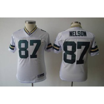 Packers #87 Jordy Nelson White Stitched Youth NFL Jersey Packers #87 Jordy Nelson White Stitched Youth NFL Jersey