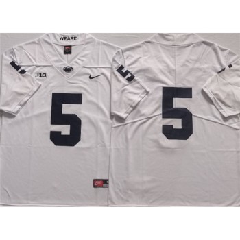 Penn State Nittany Lions #5 White Stitched Jersey Penn State Nittany Lions #5 White Stitched Jersey