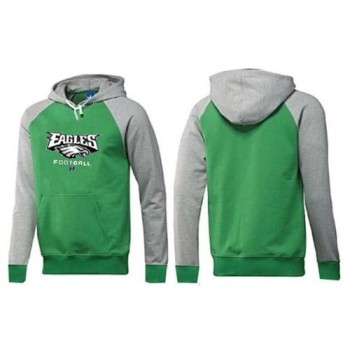 Philadelphia Eagles Critical Victory Pullover Hoodie Green & Grey Philadelphia Eagles Critical Victory Pullover Hoodie Green & Grey