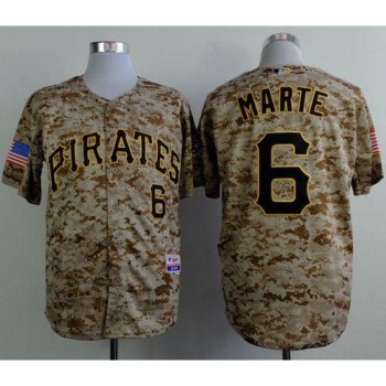 Pirates #6 Starling Marte Camo Alternate Cool Base Stitched MLB Jersey Pirates #6 Starling Marte Camo Alternate Cool Base Stitched MLB Jersey
