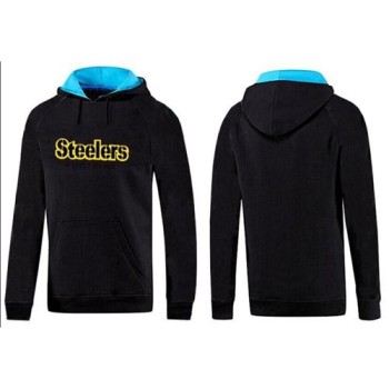 Pittsburgh Steelers English Version Pullover Hoodie Black & Blue Pittsburgh Steelers English Version Pullover Hoodie Black & Blue