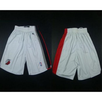 Portland Trail Blazers White Shorts Portland Trail Blazers White Shorts