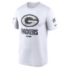 Men's Green Bay Packers White 2024 Salute To Service Legend Performance T-Shirt