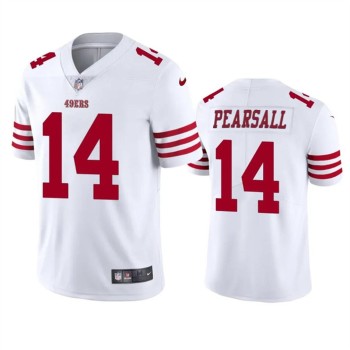 Youth San Francisco 49ers #14 Ricky Pearsall White 2024 Draft Vapor Untouchable Limited Stitched Football Jersey Youth San Francisco 49ers #14 Ricky Pearsall White 2024 Draft Vapor Untouchable Limited Stitched Football Jersey