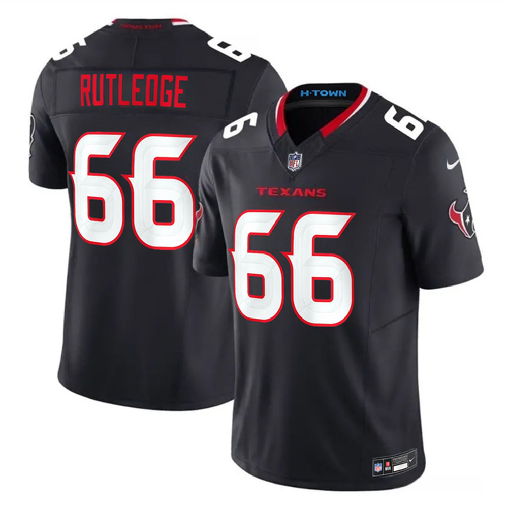 Youth Houston Texans #66 Keylan Rutledge Navy 2026 NFL Draft Vapor F.U.S.E. Limited Jersey