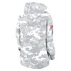 Women's Dallas Cowboys Arctic Camo 2024 Salute To Service Club Fleece Pullover Hoodie