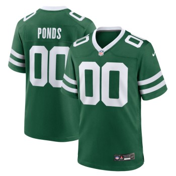 Men's New York Jets D'Angelo Ponds Green 2026 NFL Draft Game Jersey