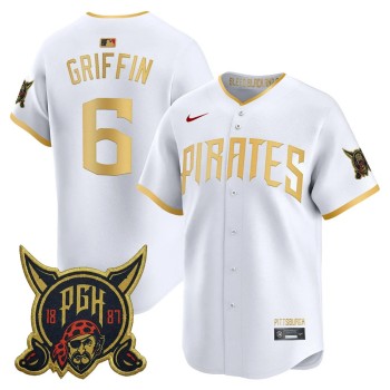 Men's Pittsburgh Pirates #6 Konnor Griffin White 2026 City Connect Jersey