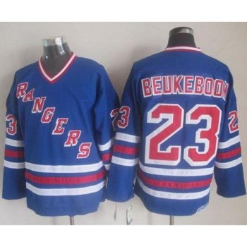 Rangers #23 Jeff Beukeboom Blue CCM Heroes Of Hockey Alumni Stitched NHL Jersey Rangers #23 Jeff Beukeboom Blue CCM Heroes Of Hockey Alumni Stitched NHL Jersey