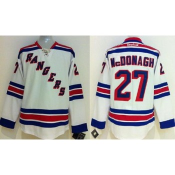 Rangers #27 Ryan McDonagh White Stitched Youth NHL Jersey Rangers #27 Ryan McDonagh White Stitched Youth NHL Jersey