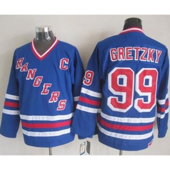 Rangers #99 Wayne Gretzky Blue CCM Heroes of Hockey Alumni Stitched NHL Jersey Rangers #99 Wayne Gretzky Blue CCM Heroes of Hockey Alumni Stitched NHL Jersey