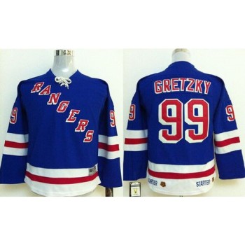 Rangers #99 Wayne Gretzky Stitched Blue Youth NHL Jersey Rangers #99 Wayne Gretzky Stitched Blue Youth NHL Jersey