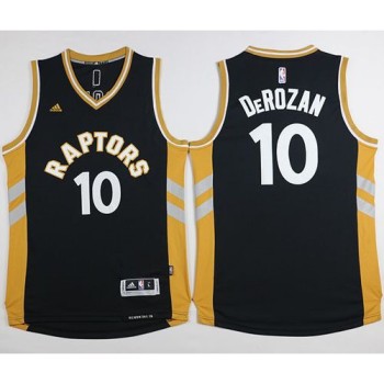 Raptors #10 DeMar DeRozan Black/Gold Stitched NBA Jersey Raptors #10 DeMar DeRozan Black/Gold Stitched NBA Jersey