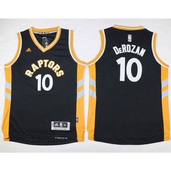 Raptors #10 DeMar DeRozan Black Youth Stitched NBA Jersey Raptors #10 DeMar DeRozan Black Youth Stitched NBA Jersey