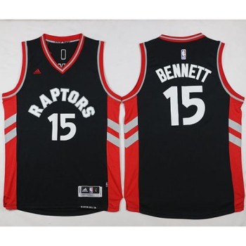 Raptors #15 Anthony Bennett Black Stitched NBA Jersey Raptors #15 Anthony Bennett Black Stitched NBA Jersey