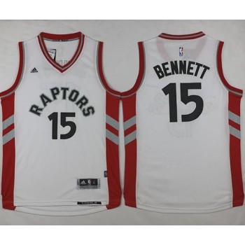 Raptors #15 Anthony Bennett White Stitched NBA Jersey Raptors #15 Anthony Bennett White Stitched NBA Jersey