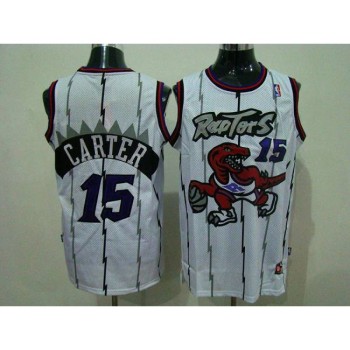 Raptors #15 Vince Carter White Swingman Stitched NBA Jersey Raptors #15 Vince Carter White Swingman Stitched NBA Jersey