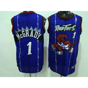 Raptors #1 Tracy McGrady Blue Swingman Stitched NBA Jersey Raptors #1 Tracy McGrady Blue Swingman Stitched NBA Jersey