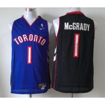 Raptors #1 Tracy Mcgrady Black/Purple Throwback Stitched NBA Jersey Raptors #1 Tracy Mcgrady Black/Purple Throwback Stitched NBA Jersey