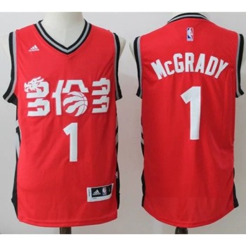 Raptors #1 Tracy Mcgrady Red Slate Chinese New Year Stitched NBA Jersey Raptors #1 Tracy Mcgrady Red Slate Chinese New Year Stitched NBA Jersey