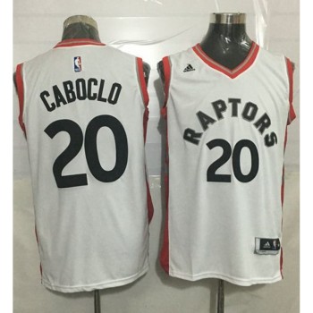 Raptors #20 Bruno Caboclo White Stitched NBA Jersey Raptors #20 Bruno Caboclo White Stitched NBA Jersey