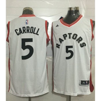 Raptors #5 DeMarre Carroll White Stitched NBA Jersey Raptors #5 DeMarre Carroll White Stitched NBA Jersey